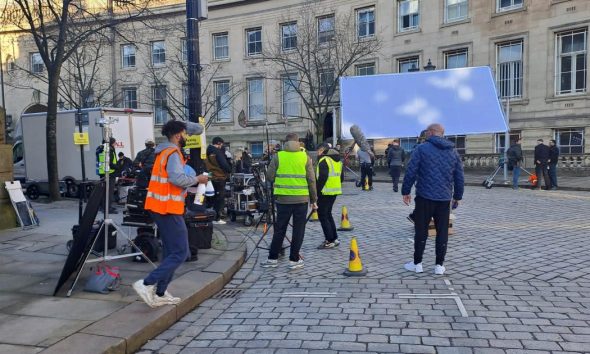 ITV drama 'Saviour' filming in Bolton town centre