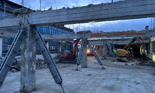 Allclear Demolition on plans to clear site for Dakota Hotel