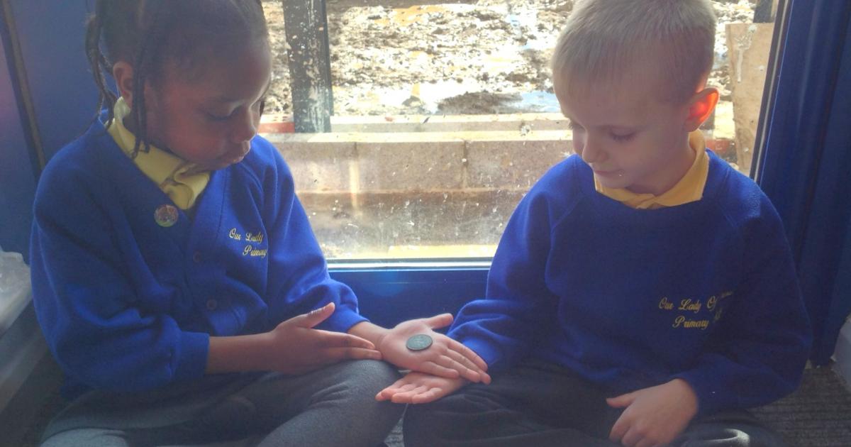 1928 penny buried in County Durham discovered by pupils