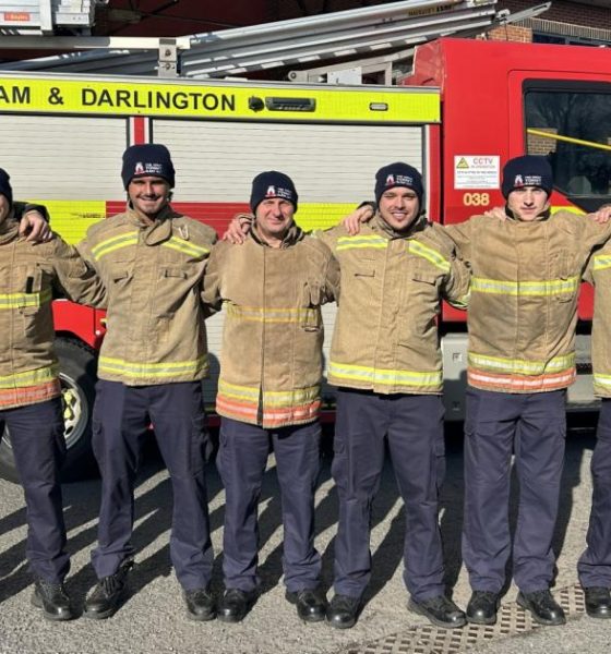 Peterlee firefighters sleep out in aid of homeless veterans