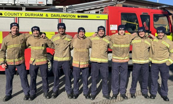 Peterlee firefighters sleep out in aid of homeless veterans