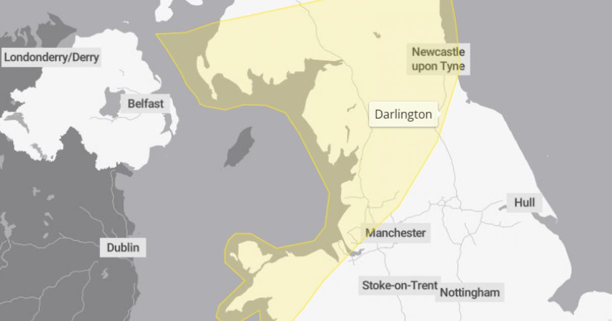 Met Office extended Storm Dave yellow weather warning