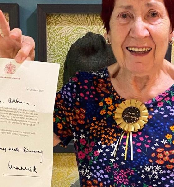 Royal recognition for resident's gardening at Mickle Hill