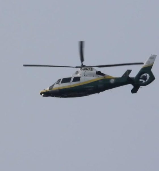 Air ambulance attend Aldam street, Darlington crash