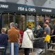 Chippy lovers queue for their Good Friday fix in Darlington