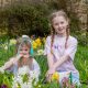 Pictures of family Easter garden trail at Crook Hall Gardens