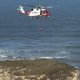 Lifeboat, coastguard, helicopter rescue at Flamborough Head
