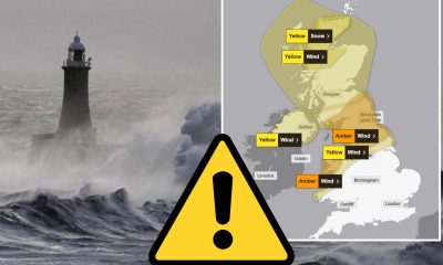Met Office amber warning for North East ahead of Storm Dave