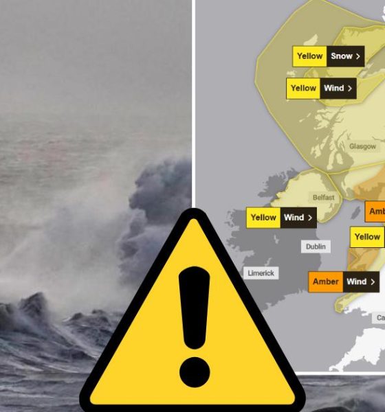 Met Office amber warning for North East ahead of Storm Dave