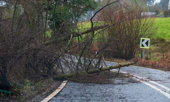 When will Storm Dave hit the UK with snow and strong winds?