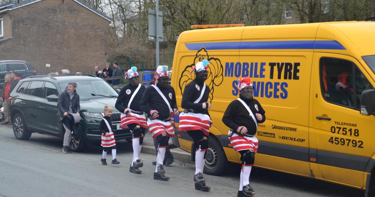Britannia Coconut Dancers perform in Easter Saturday event