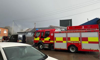 Firefighters tackle large blaze at South Shields industrial estate
