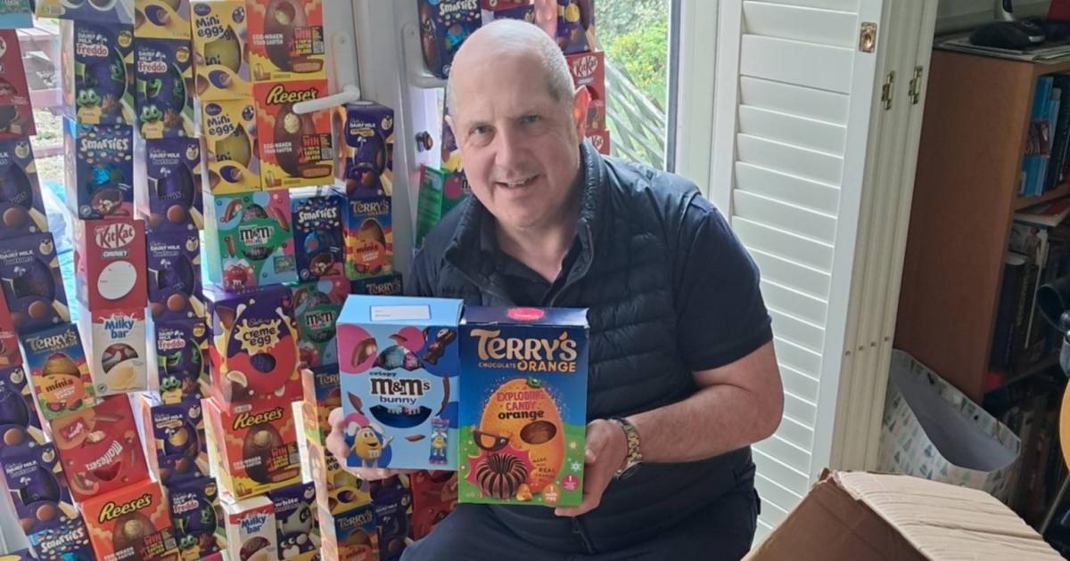 I am Reusable food bank bumper Easter egg delivery