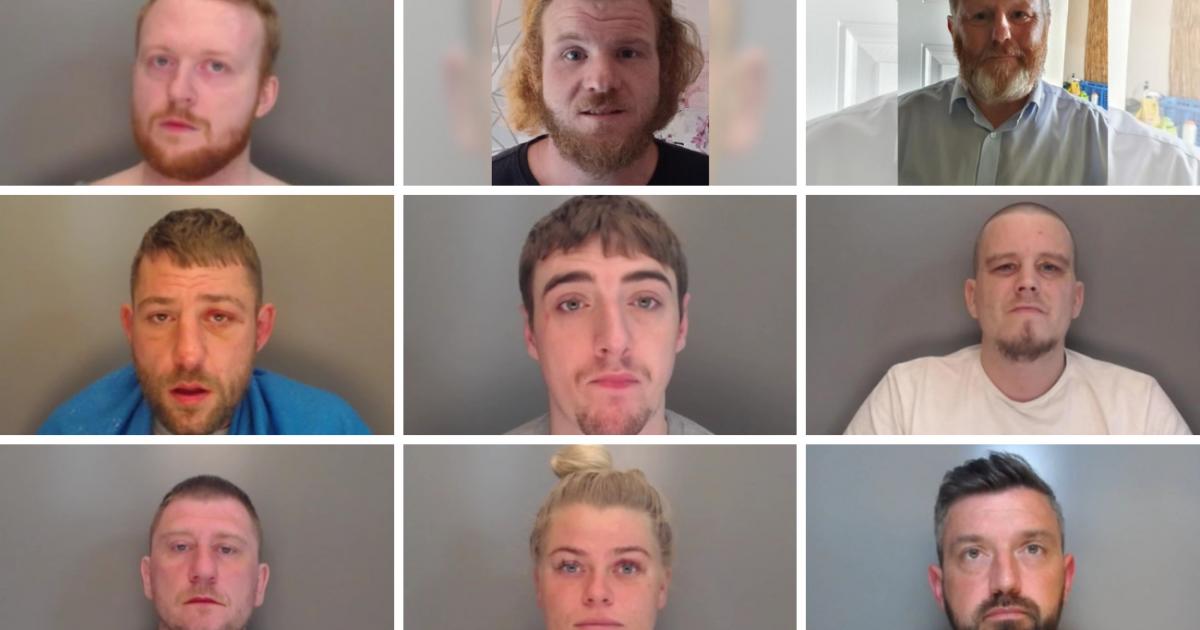 Some of the criminals jailed at Durham Crown Court during March