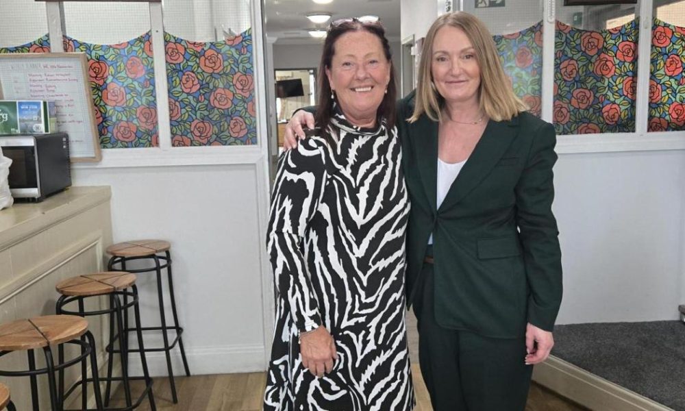 Leigh MP meets residents at Richmond House care home