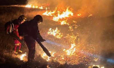 Photos of Scout Moor blaze released by fire service