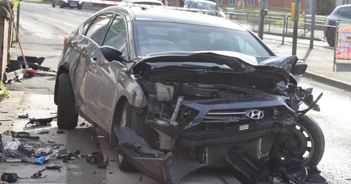 Man arrested after crash causes rush-hour disruption in Bolton