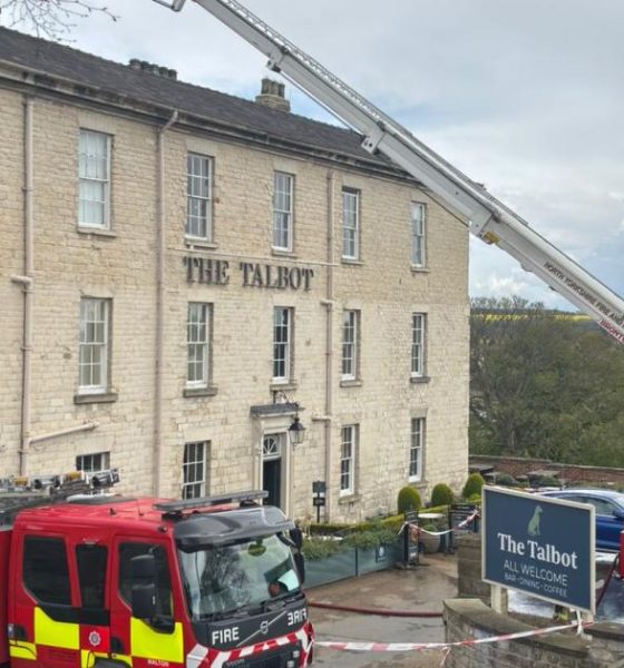 Chimney fire at Talbot hotel in Malton - crews called
