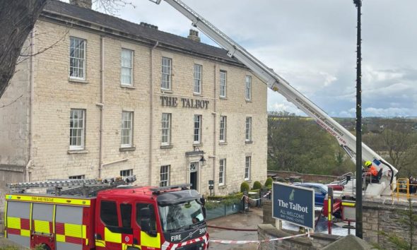 Chimney fire at Talbot hotel in Malton - crews called