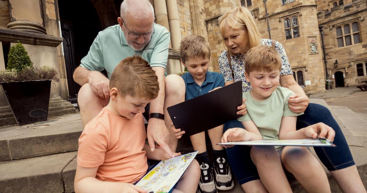 Families explore Durham Castle during special open day event