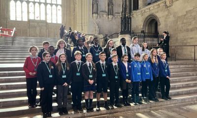 North East pupils visit Westminster during Zelensky London trip