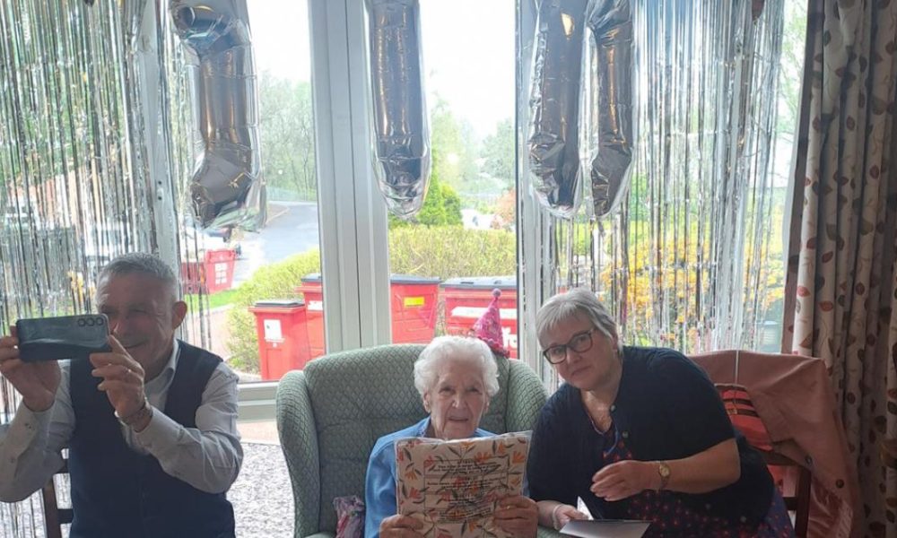 County Durham teacher celebrated 100th birthday at care home