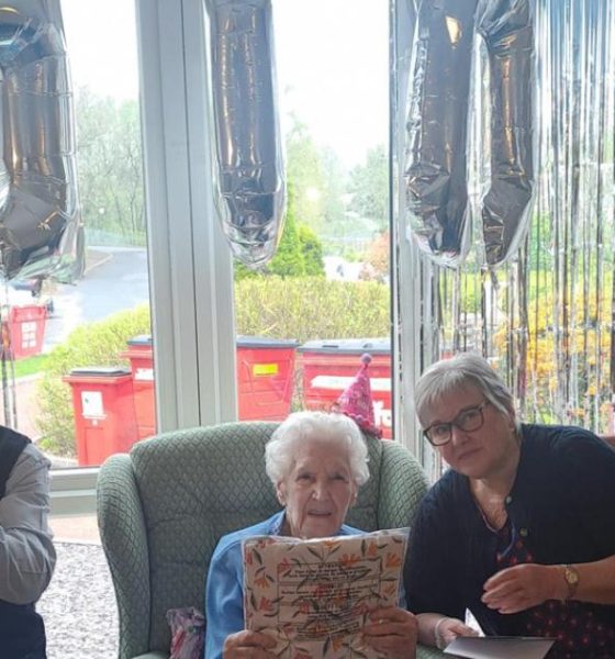 County Durham teacher celebrated 100th birthday at care home