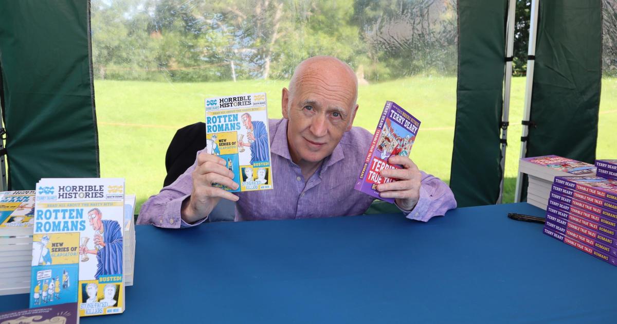 Terry Deary will be at Malton Museum Roman Festival 2026