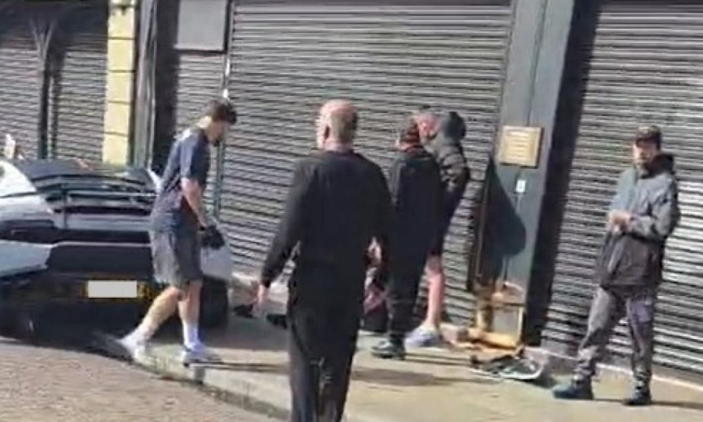 Man injured as Lamborghini driver mounts footpath in Blackburn