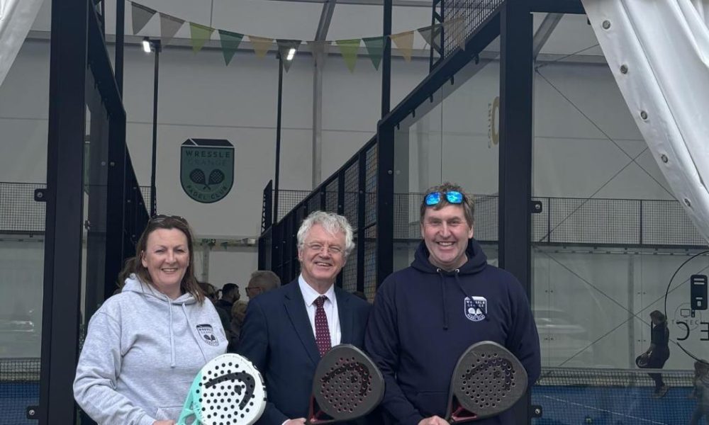 Hundreds turn out for launch of Wressle Grange Padel Club