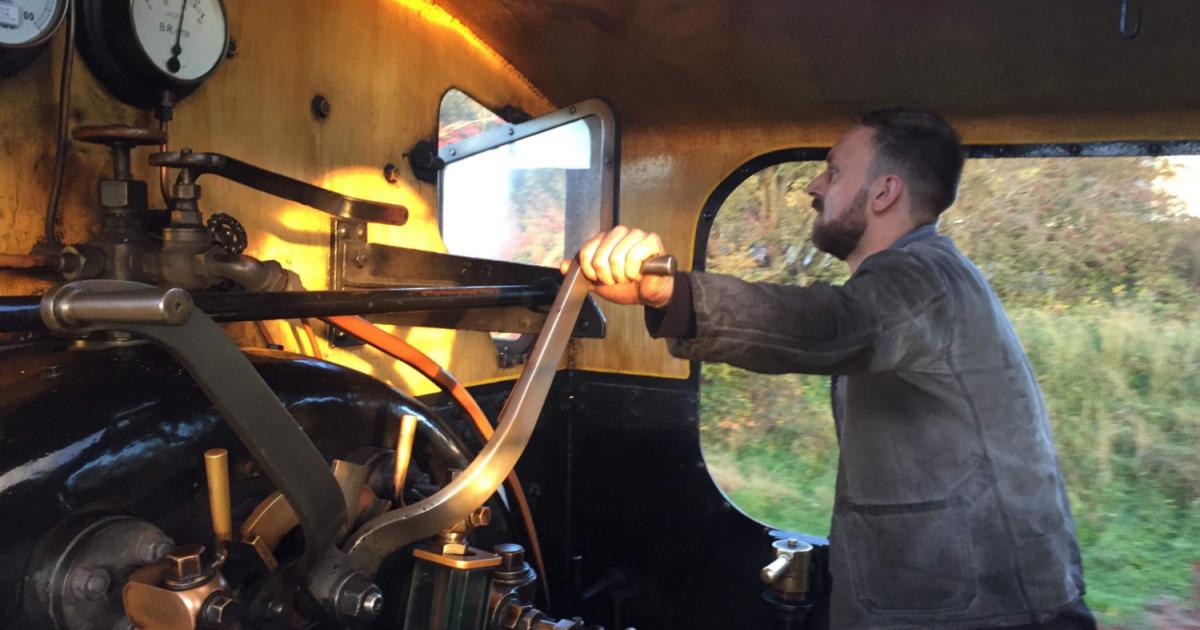 How to become a steam train driver for a day in County Durham