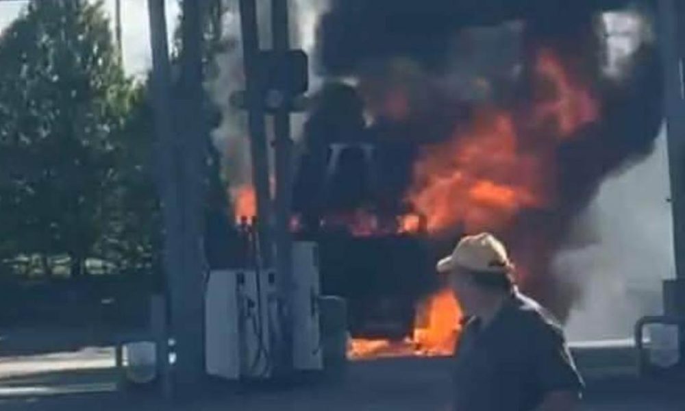 Crews called after lorry caught fire at Wetherby Services