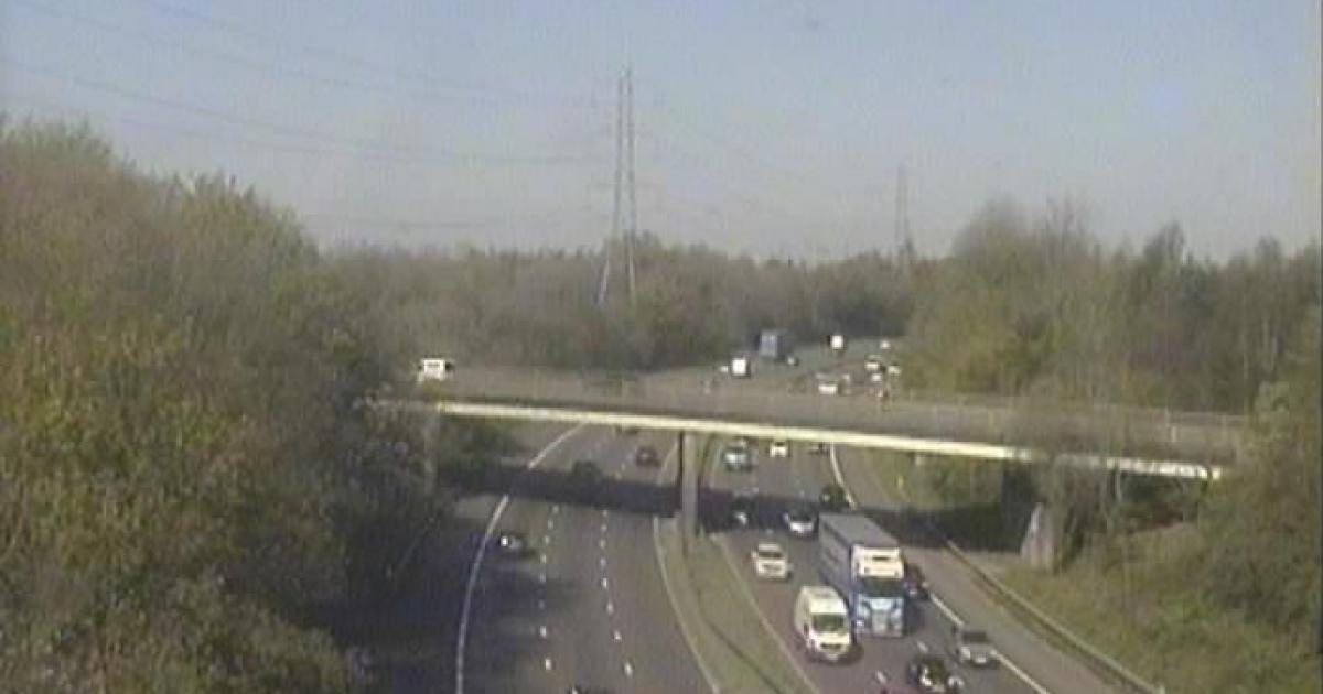 Delays after crash on M61 between Westhoughton and Horwich