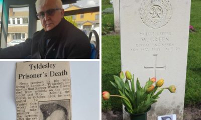 War grave appeal reunites Bolton family of fallen WWII soldier