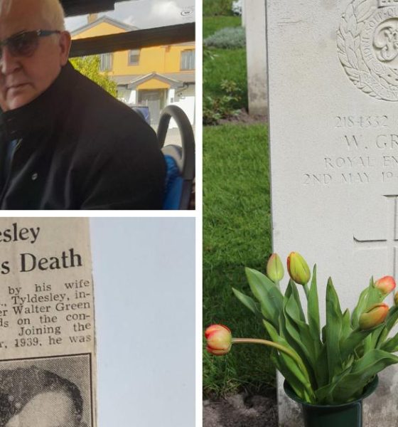 War grave appeal reunites Bolton family of fallen WWII soldier