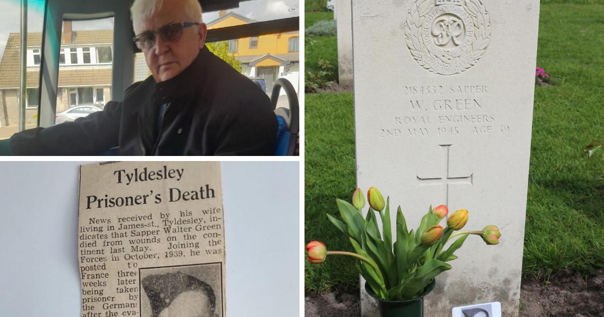 War grave appeal reunites Bolton family of fallen WWII soldier