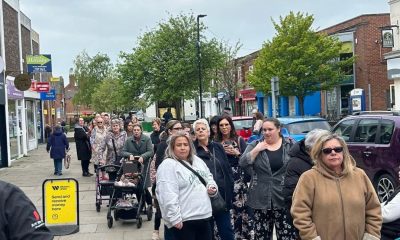 Customers at Savers in Acomb greeted by BGT star performance