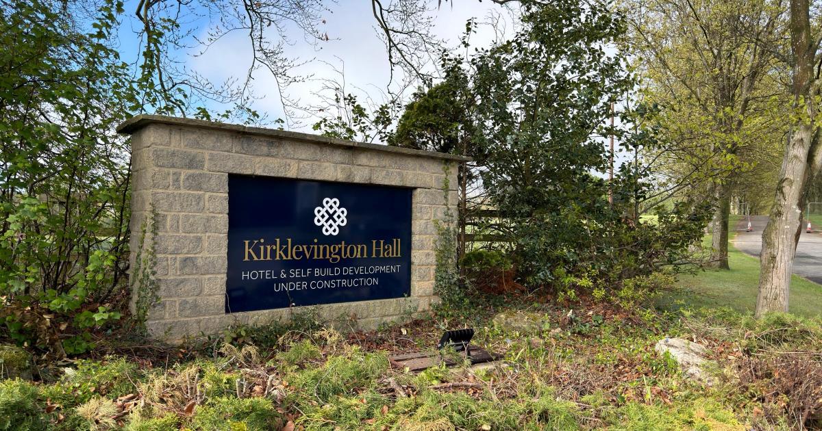 Kirklevington Hall signs go up at former Judges near Yarm
