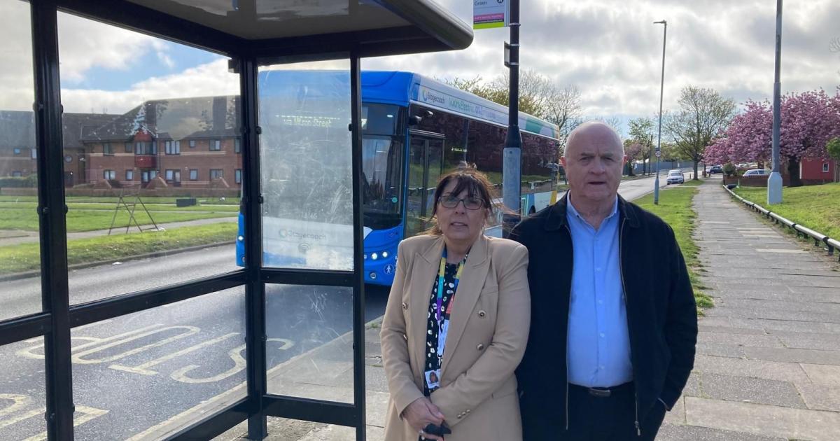 Action on Middlesbrough road after rocks thrown at buses