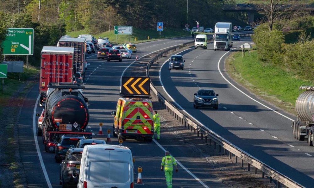 A19 northbound closed near Yarm after serious crash
