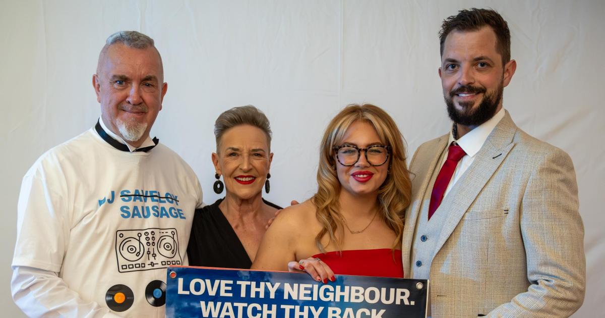 Darlington family on ITV The Neighbourhood host watch-along