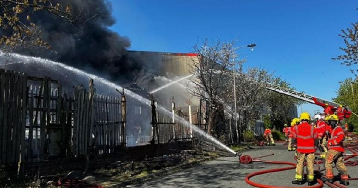 Update after firefighters tackle Trafford Park blaze