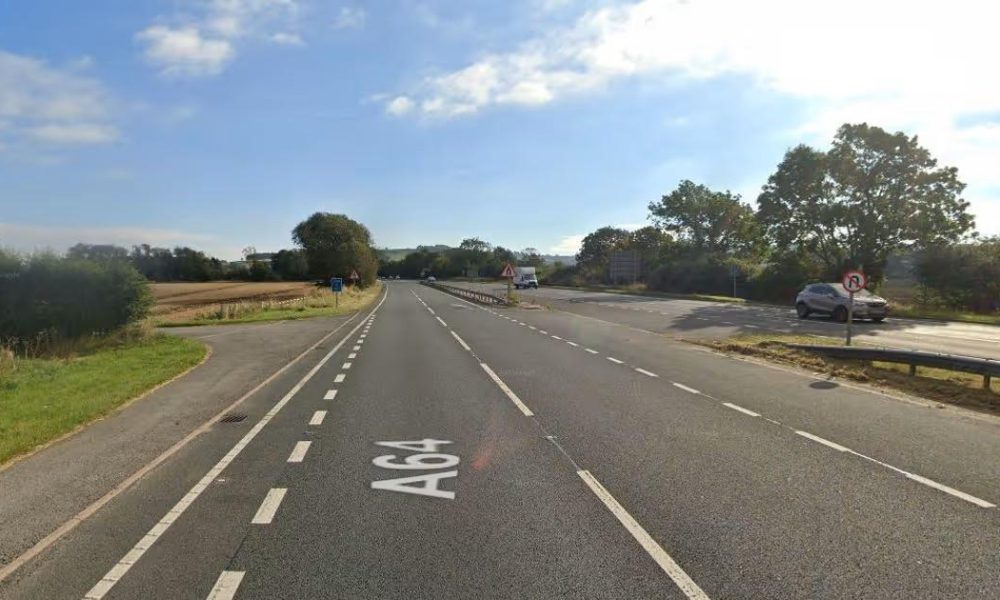 Toyota Yaris driver drove wrong way on A64 Malton bypass
