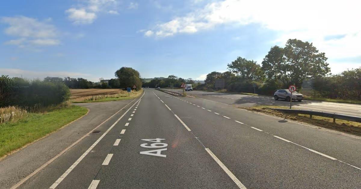 Toyota Yaris driver drove wrong way on A64 Malton bypass