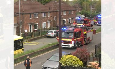 Teenager hospitalised after fire breaks out at house