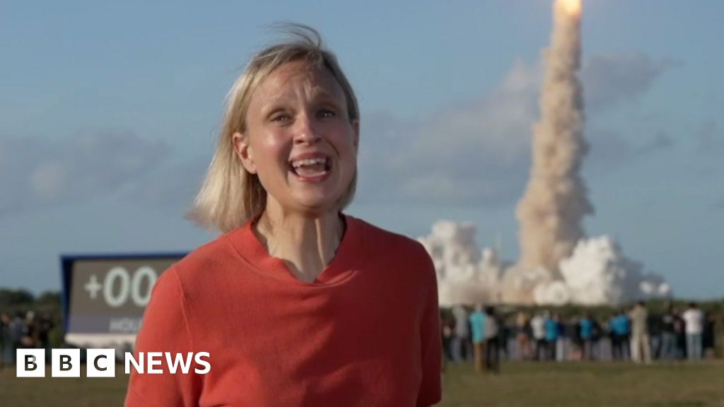 BBC journalist reacts to Artemis II launch