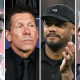 Arsenal manager Mikel Arteta, Atletico Madrid manager Diego Simeone, Bayern Munich boss Vincent Kompany and PSG boss Luis Enrique.