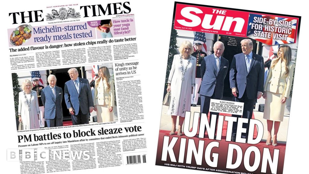 'United King Don' and 'PM battles to block sleaze vote'