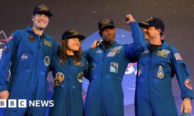 Nasa's Artemis crew welcomed back to Planet Earth in Houston