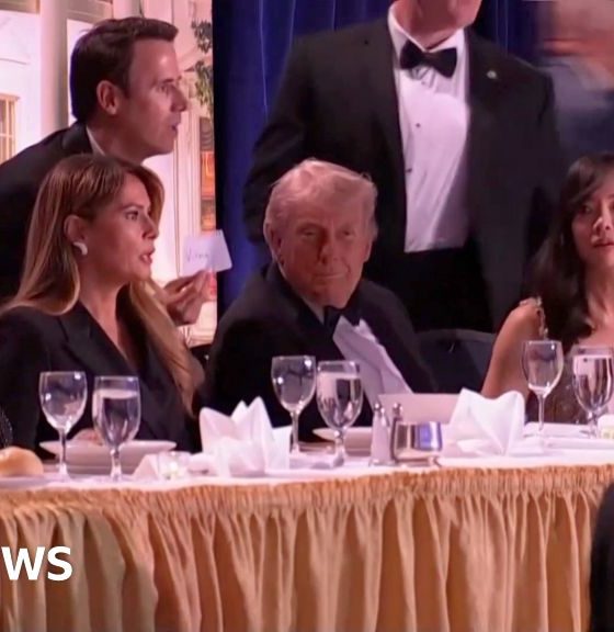 Trump rushed from White House correspondents' dinner after suspected gunshots heard